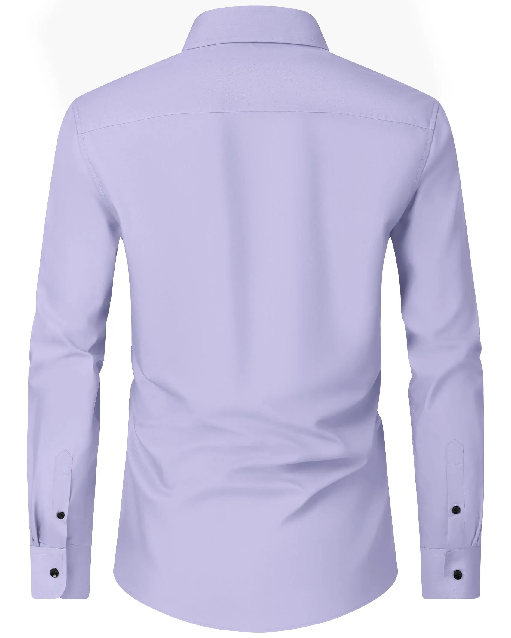 Alimens & Gentle Mens Dress Shirts Long Sleeve Wrinkle-Free Formal Shirts Wedding Dating Business Casual Button Down Shirt