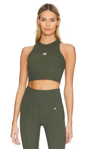 ANINE BING Sport Brett Tank in Dark Green