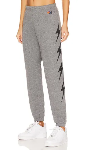 Aviator Nation Bolt 4 Sweatpant in Grey