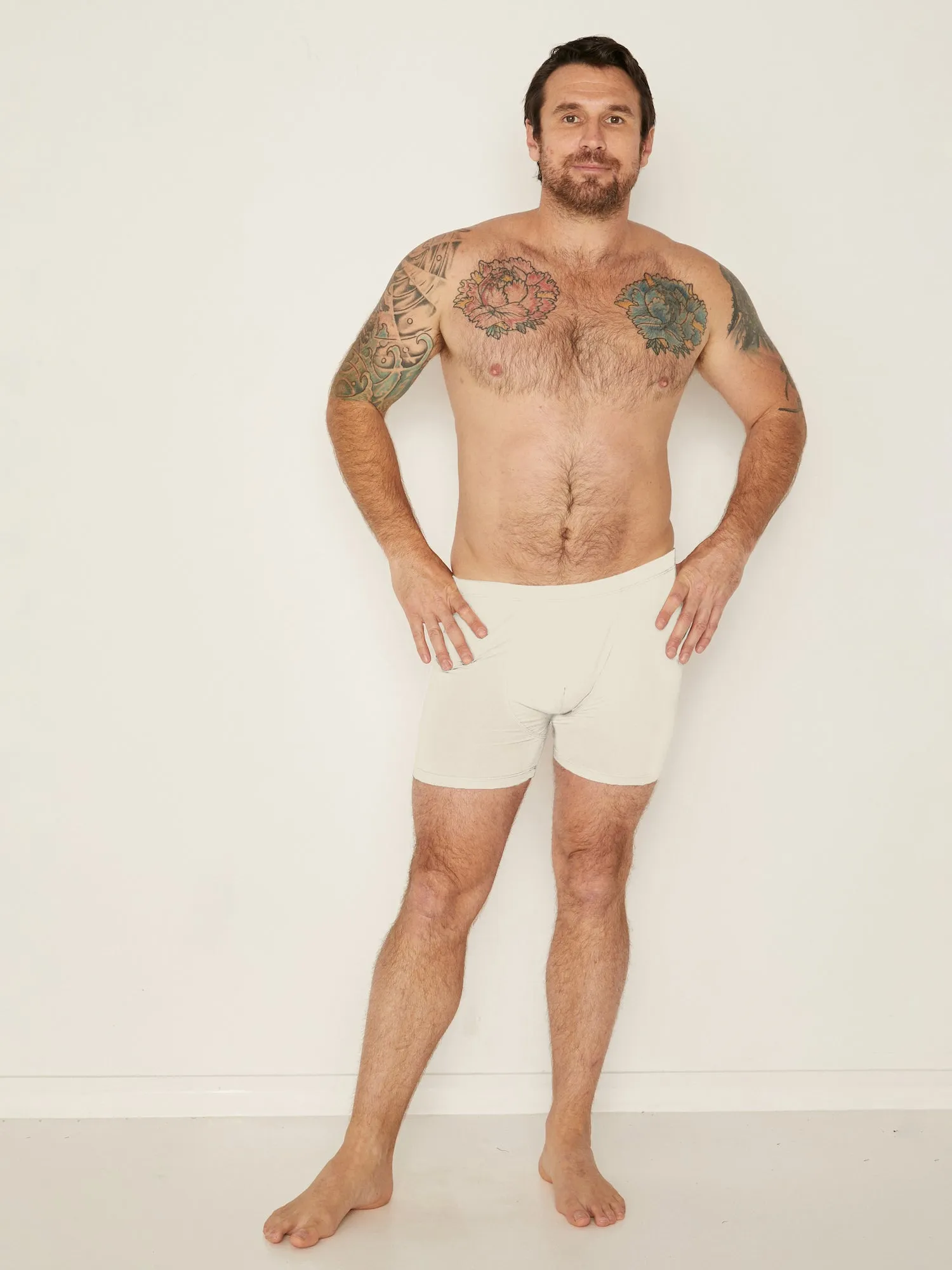 Bamboo Men's Boxers - Cream