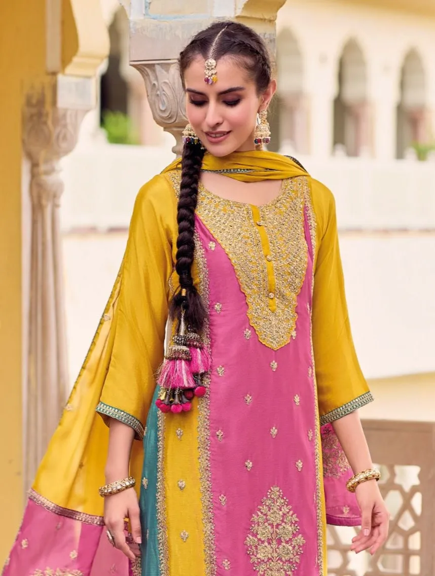 Beautiful Designer Naaz Patiya Style Chudidar Suit