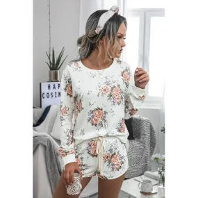 Comfy Round Neck Solid Loungewear