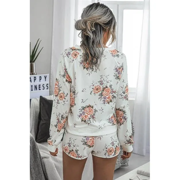 Comfy Round Neck Solid Loungewear