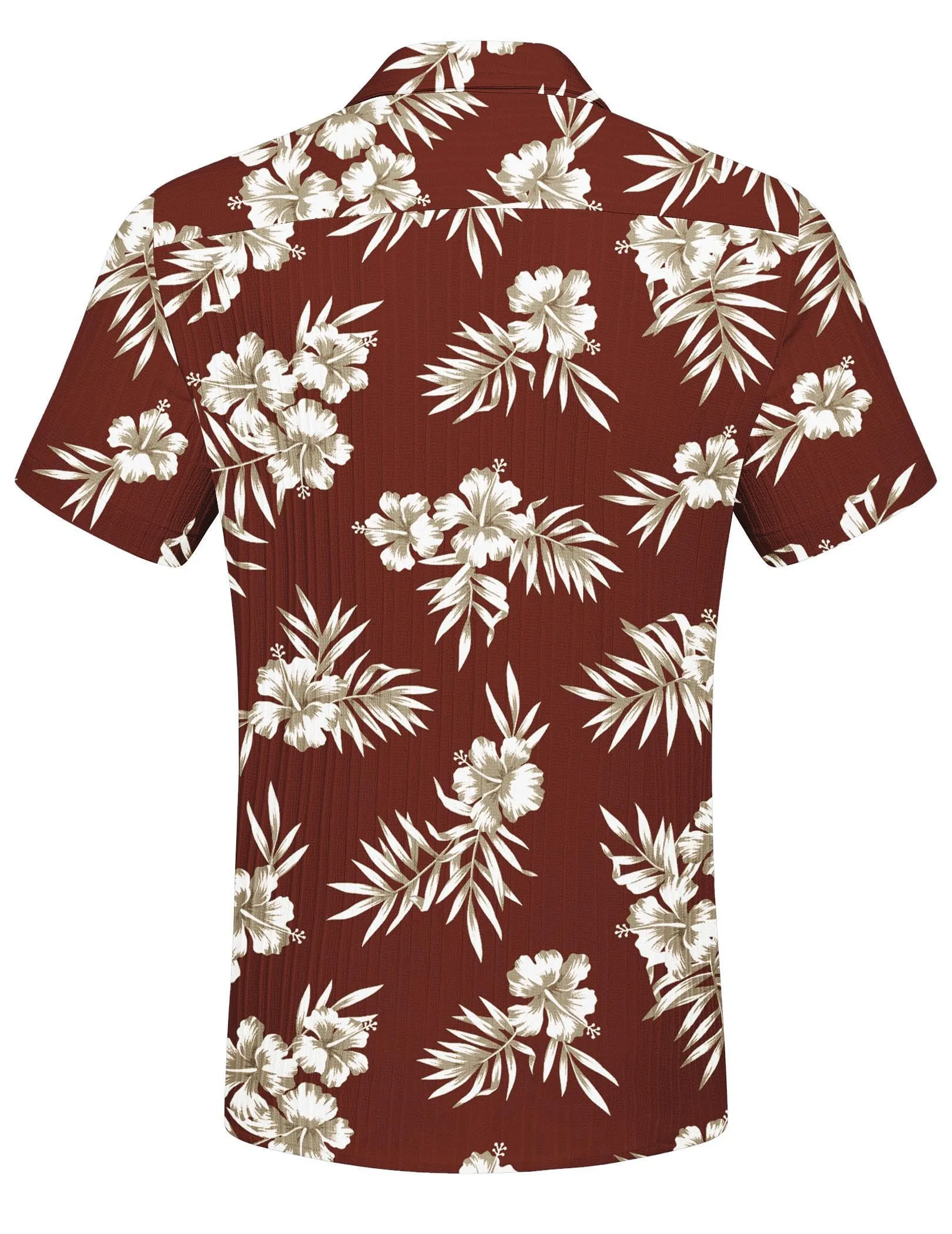 COOFANDY Men's Casual Button Down Shirts Short Sleeve Textured Summer Beach Shirt with Pocket
