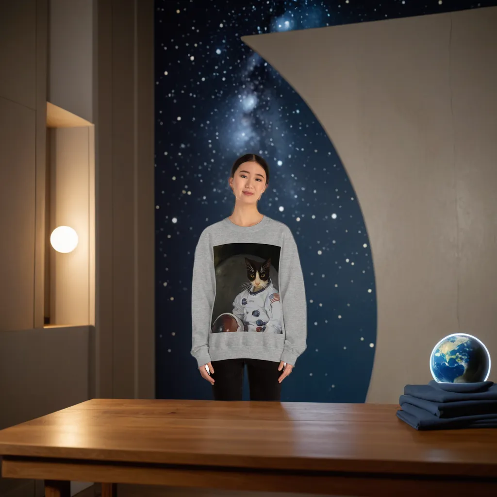 Custom Cat Sweatshirt - The Astronaut