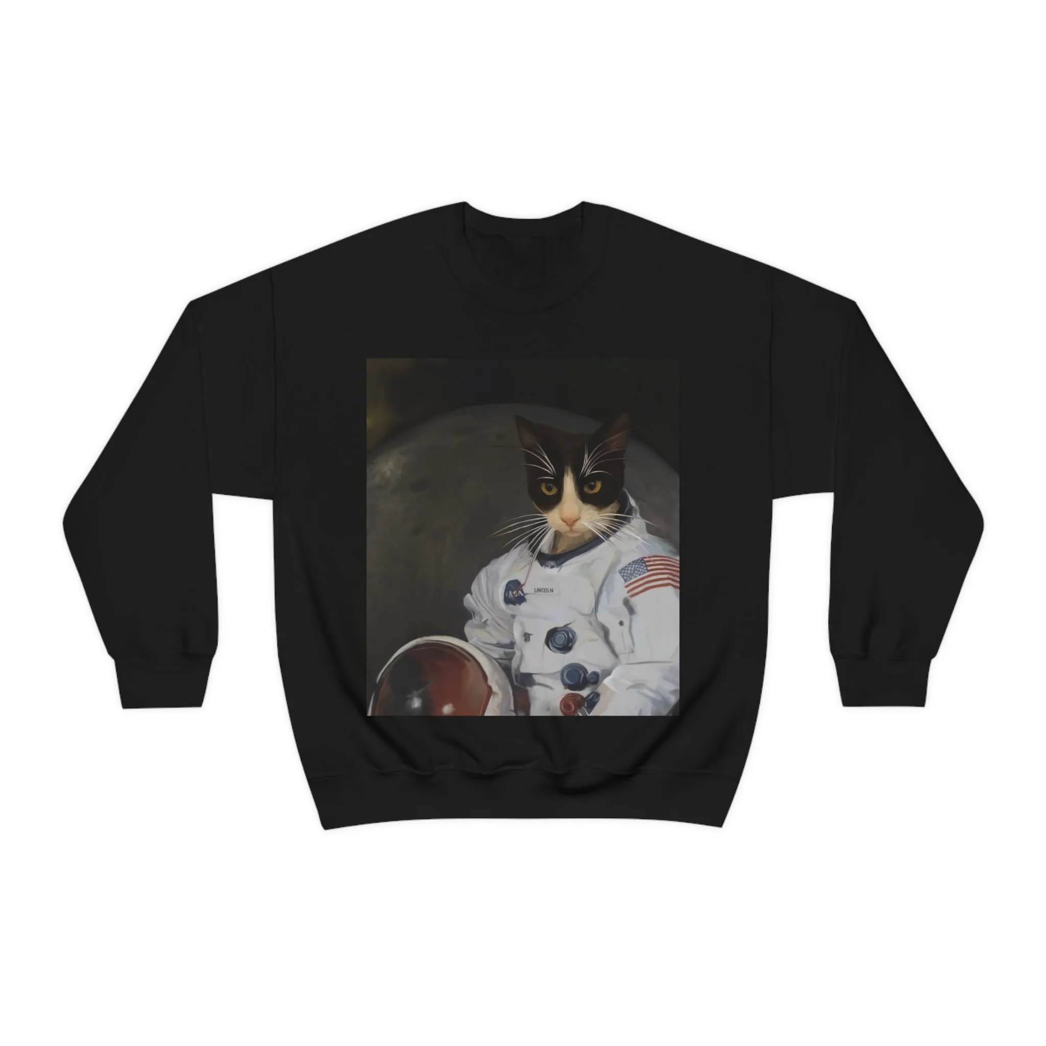 Custom Cat Sweatshirt - The Astronaut