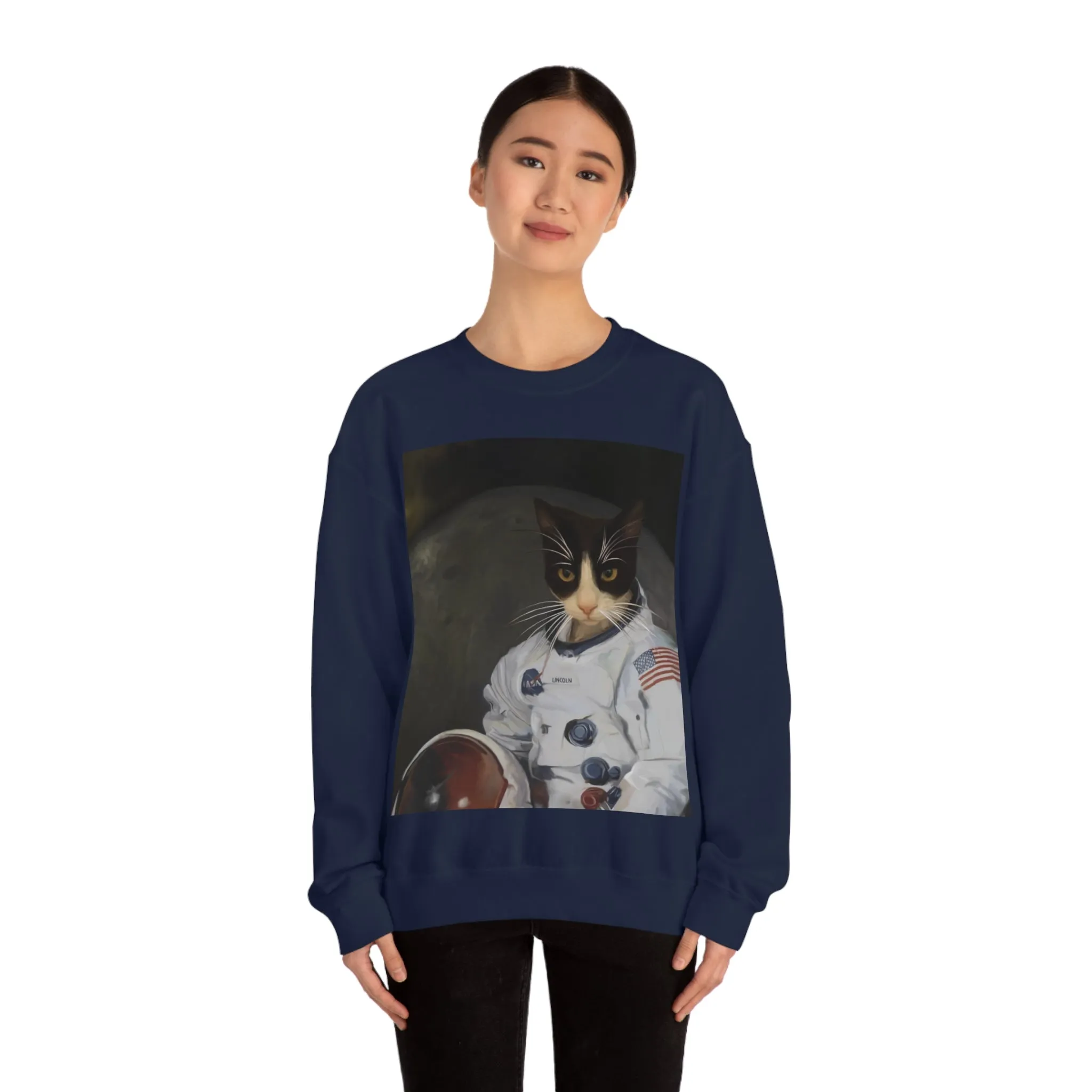 Custom Cat Sweatshirt - The Astronaut