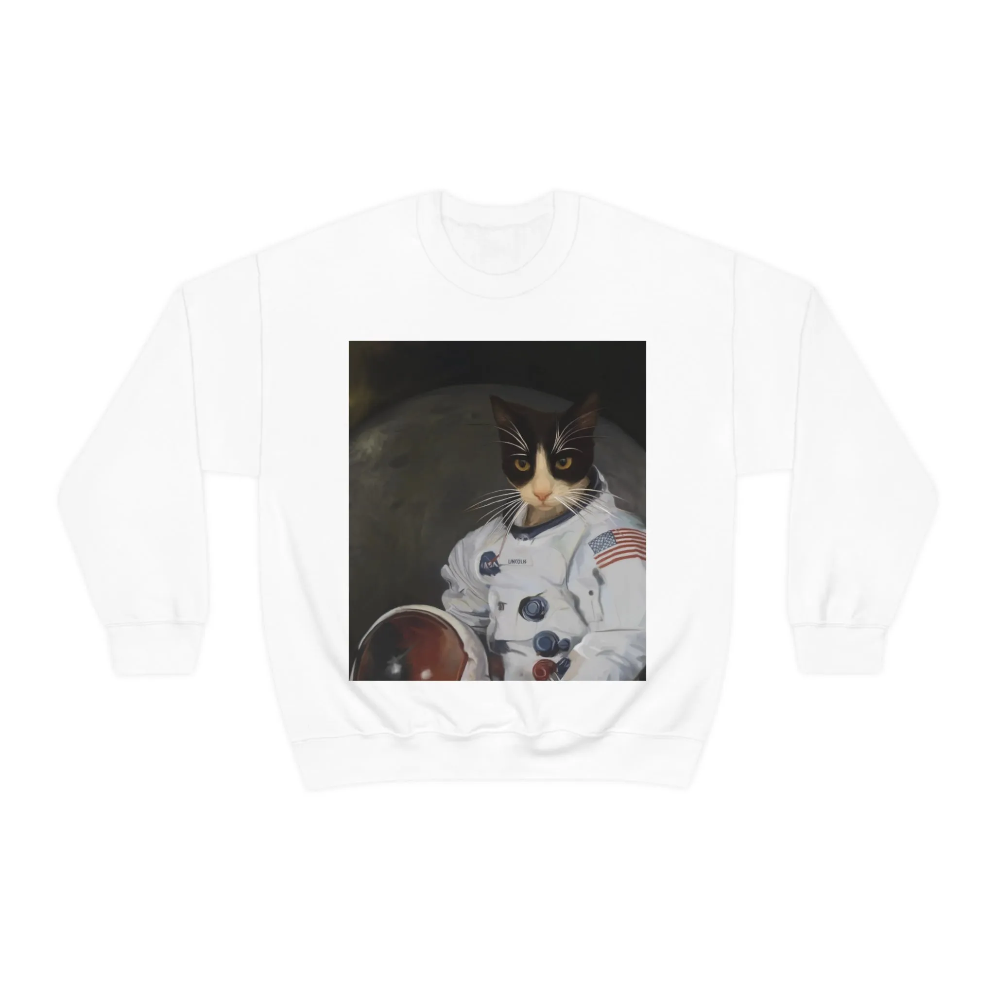 Custom Cat Sweatshirt - The Astronaut