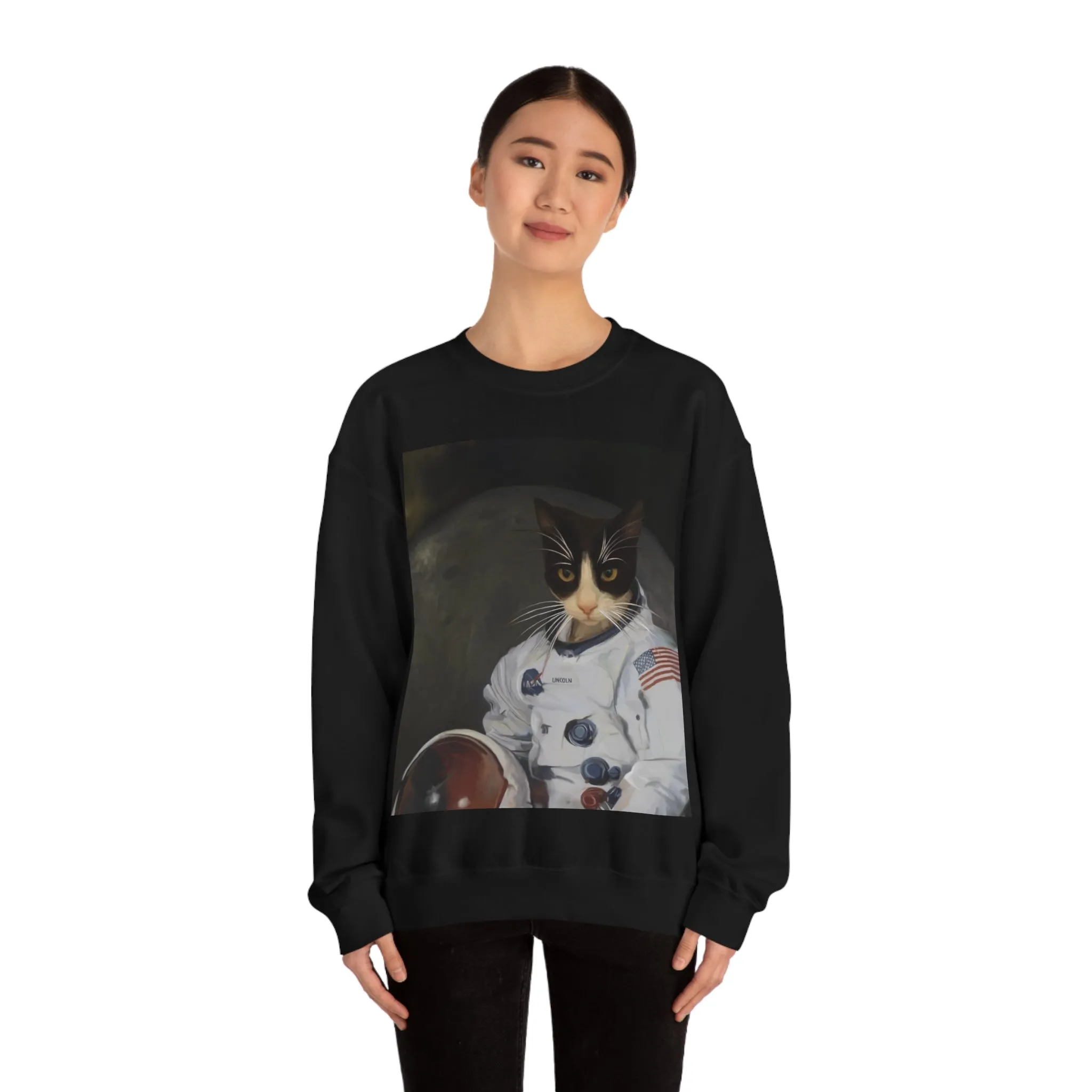 Custom Cat Sweatshirt - The Astronaut