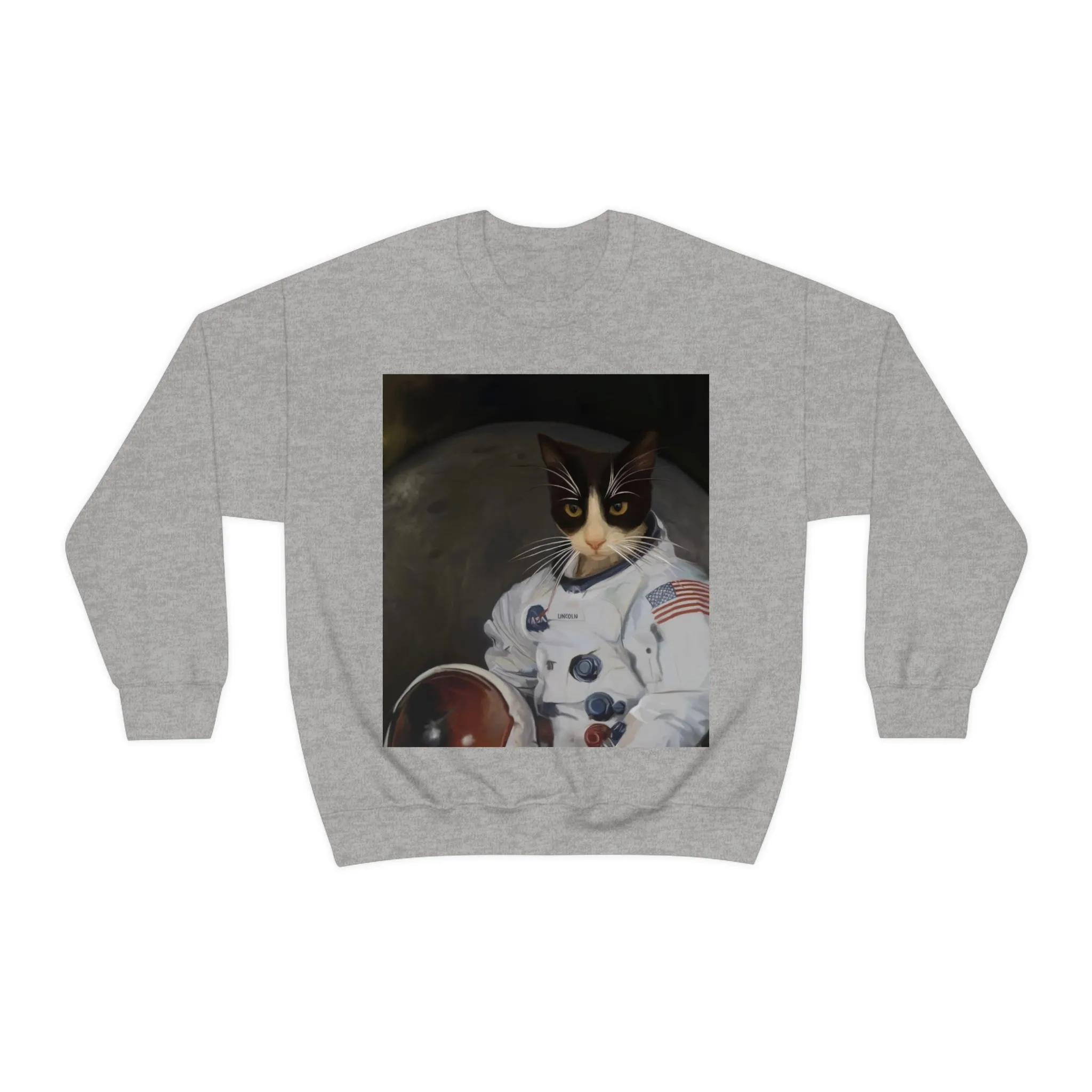 Custom Cat Sweatshirt - The Astronaut