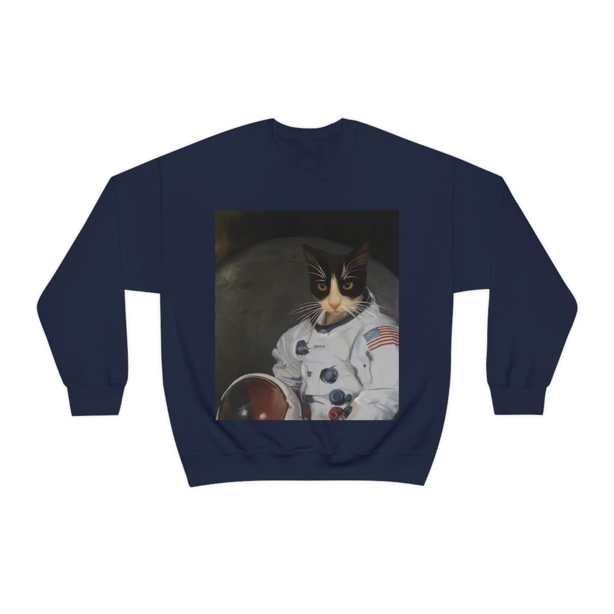 Custom Cat Sweatshirt - The Astronaut