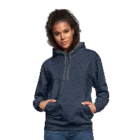 Customizable Unisex Contrast Hoodie add your own photos, images, designs, quotes, texts and more