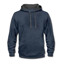 Customizable Unisex Contrast Hoodie add your own photos, images, designs, quotes, texts and more