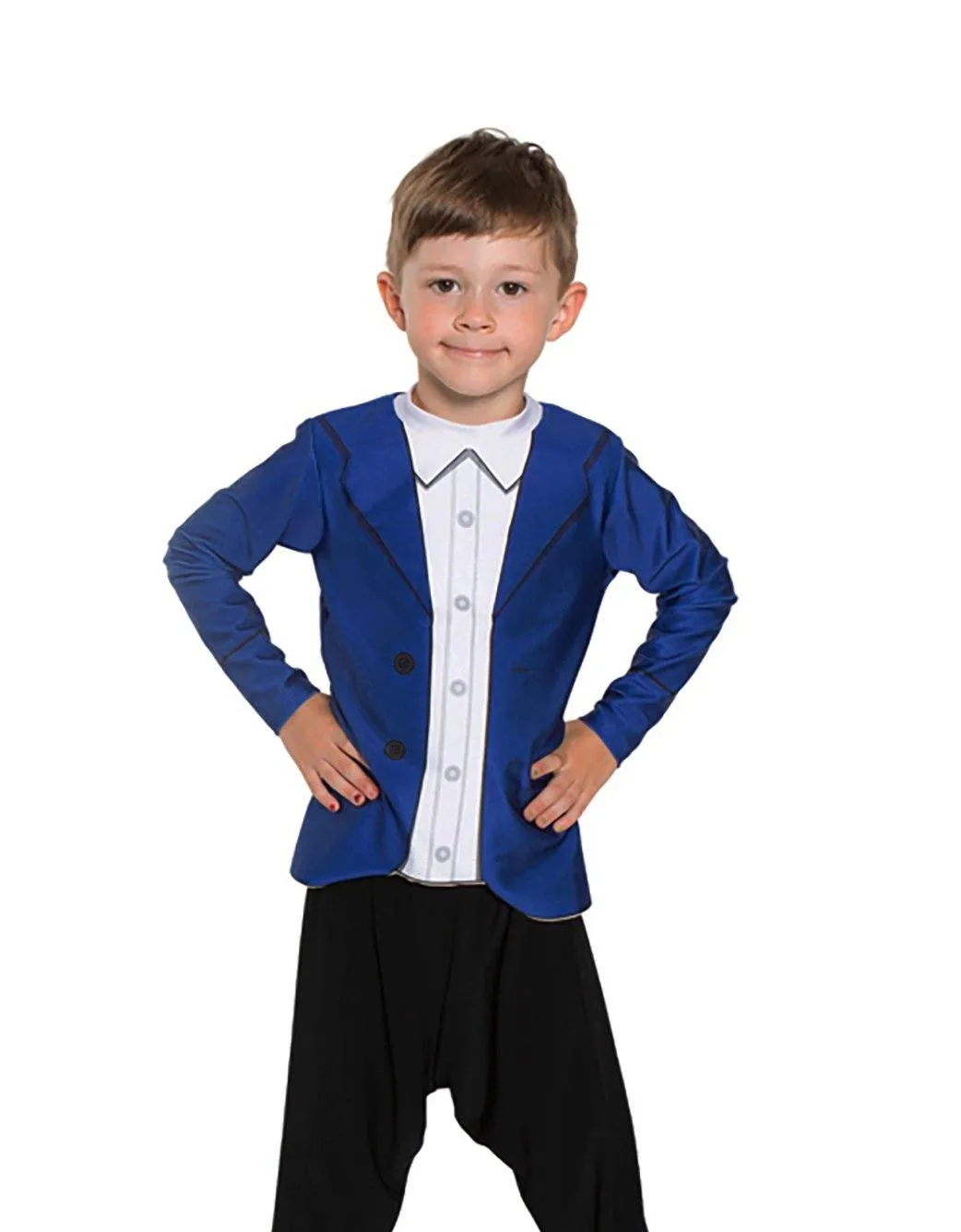 Down to Business Boys LS Shirt