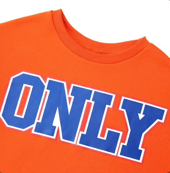 Fashion Letters Print Long Sleeve Sweatshirts