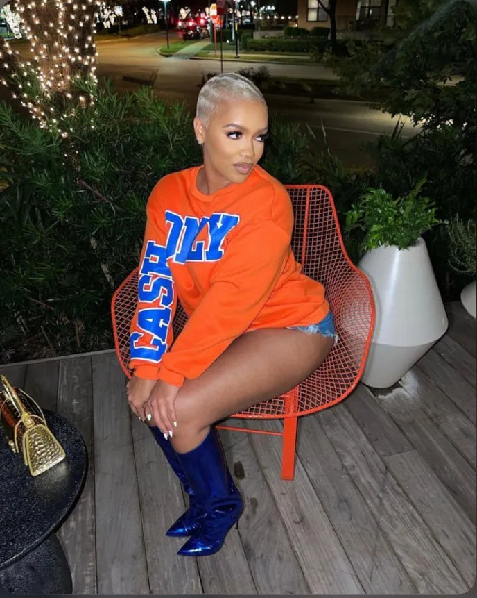 Fashion Letters Print Long Sleeve Sweatshirts