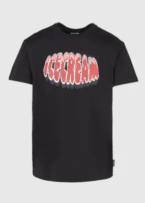 ICECREAM: BUBBLE SS TEE [BLACK]