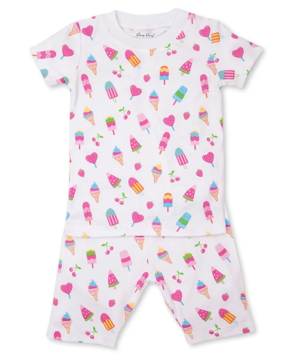 Kissy Kissy Girls Short Pajamas - Pink Popsicle Paradise