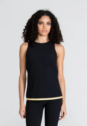 La Luna Sport Top Gold - Black Opaque