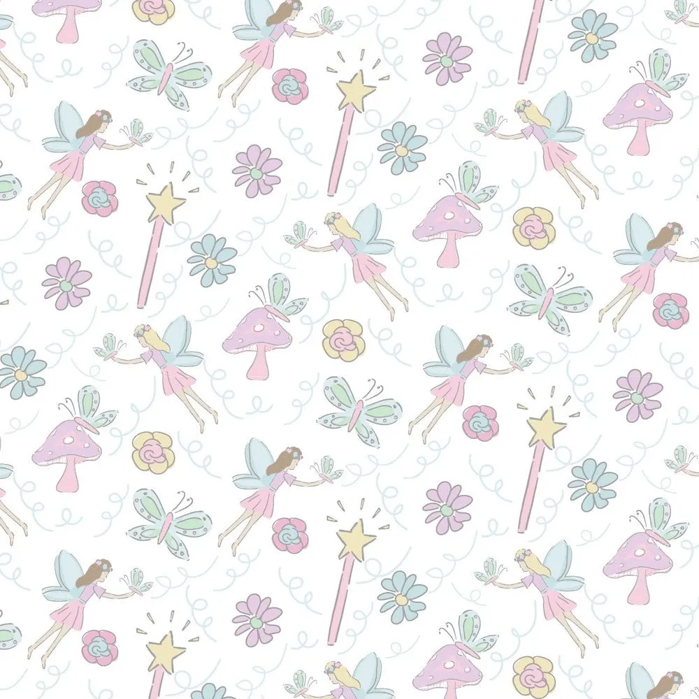 Lila & Hayes Girls Carlin Lounge Dress - Fairies
