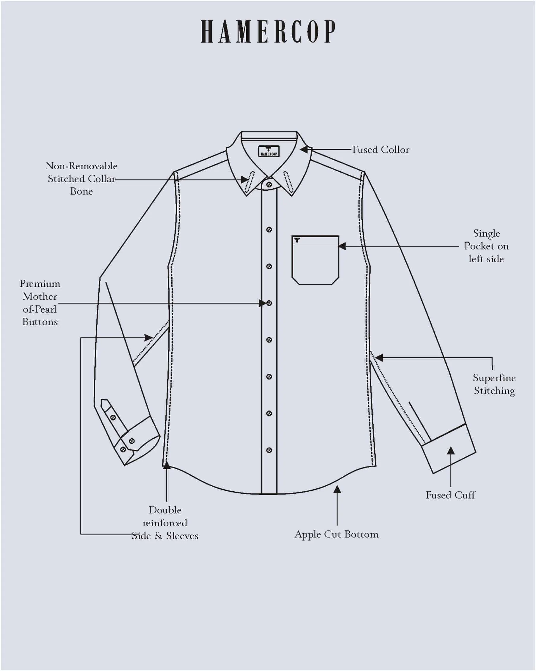 Munsell Blue With Yellow Poplin Broad Stripe Cotton Shirt