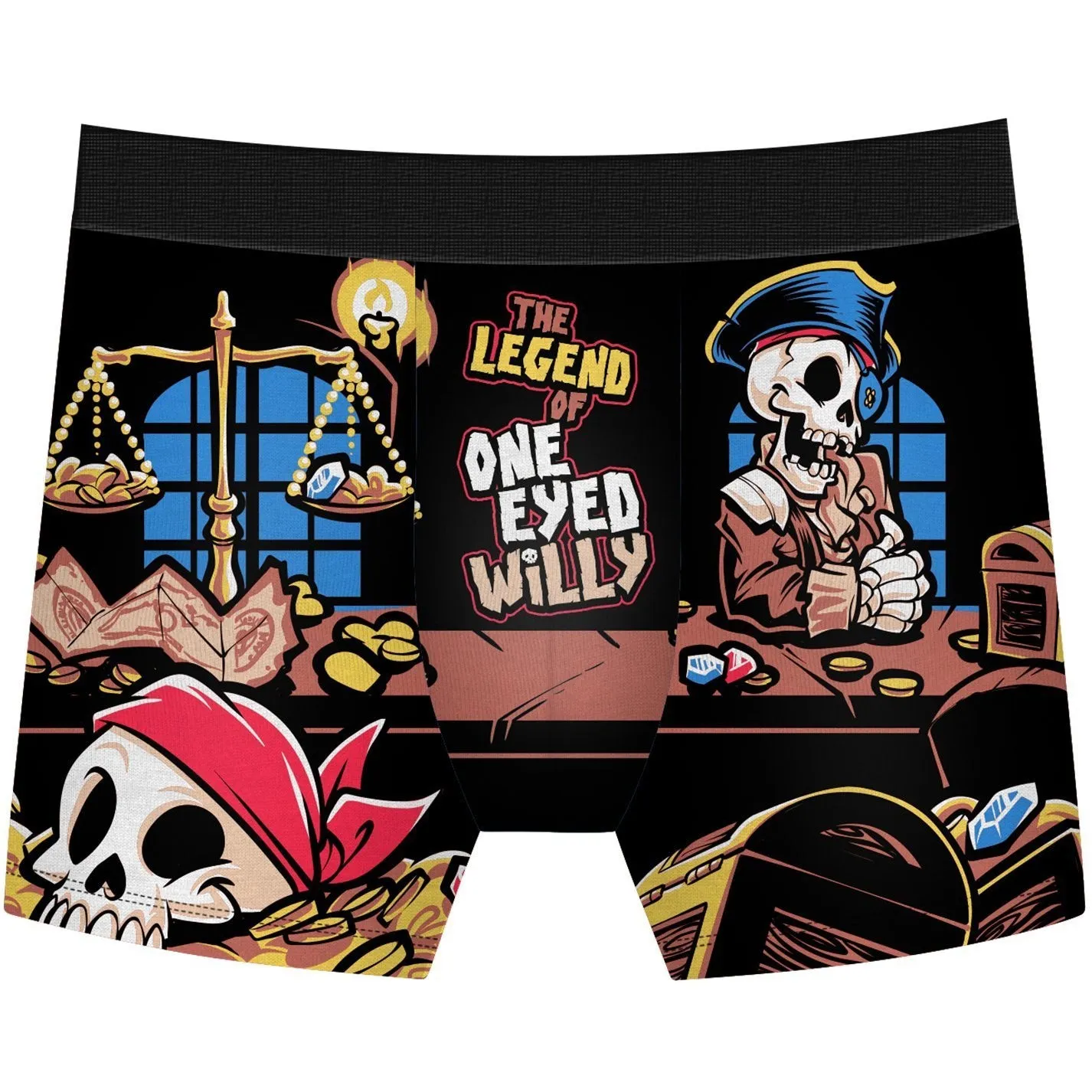 One Eyed Willy Mens Boxer Briefs