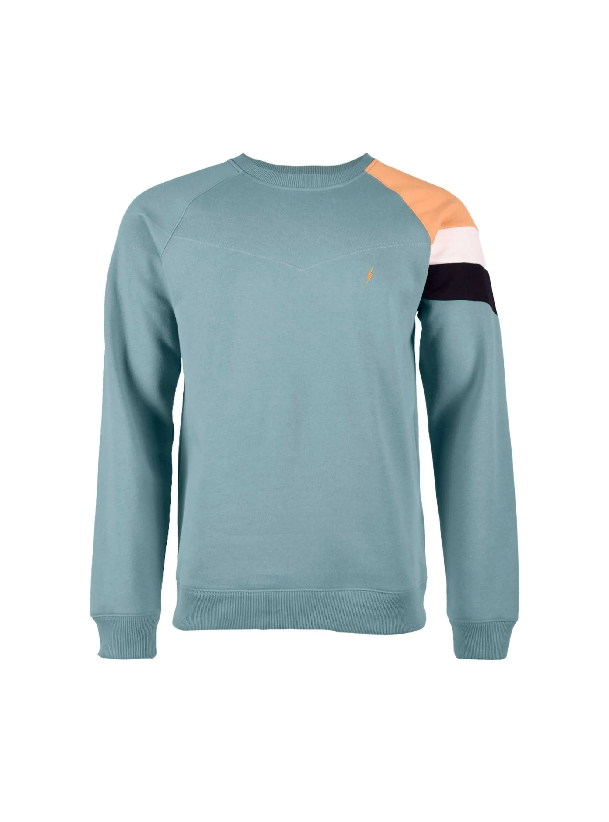 REGULAR SWEATSHIRT WITH COLOR BLOCK
