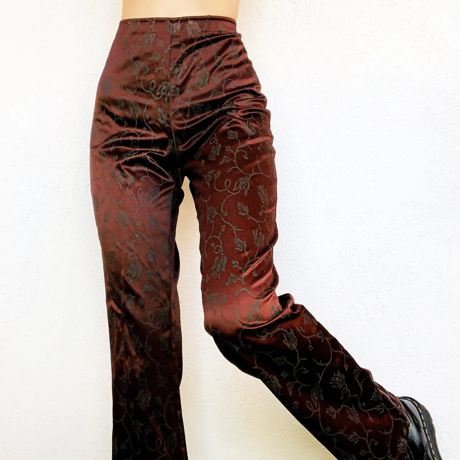 Silky Floral Pants