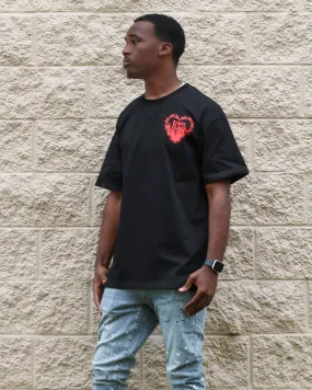 Trinity Kays Kulture Love Me To Death Graphic T Shirt in  Black and Red