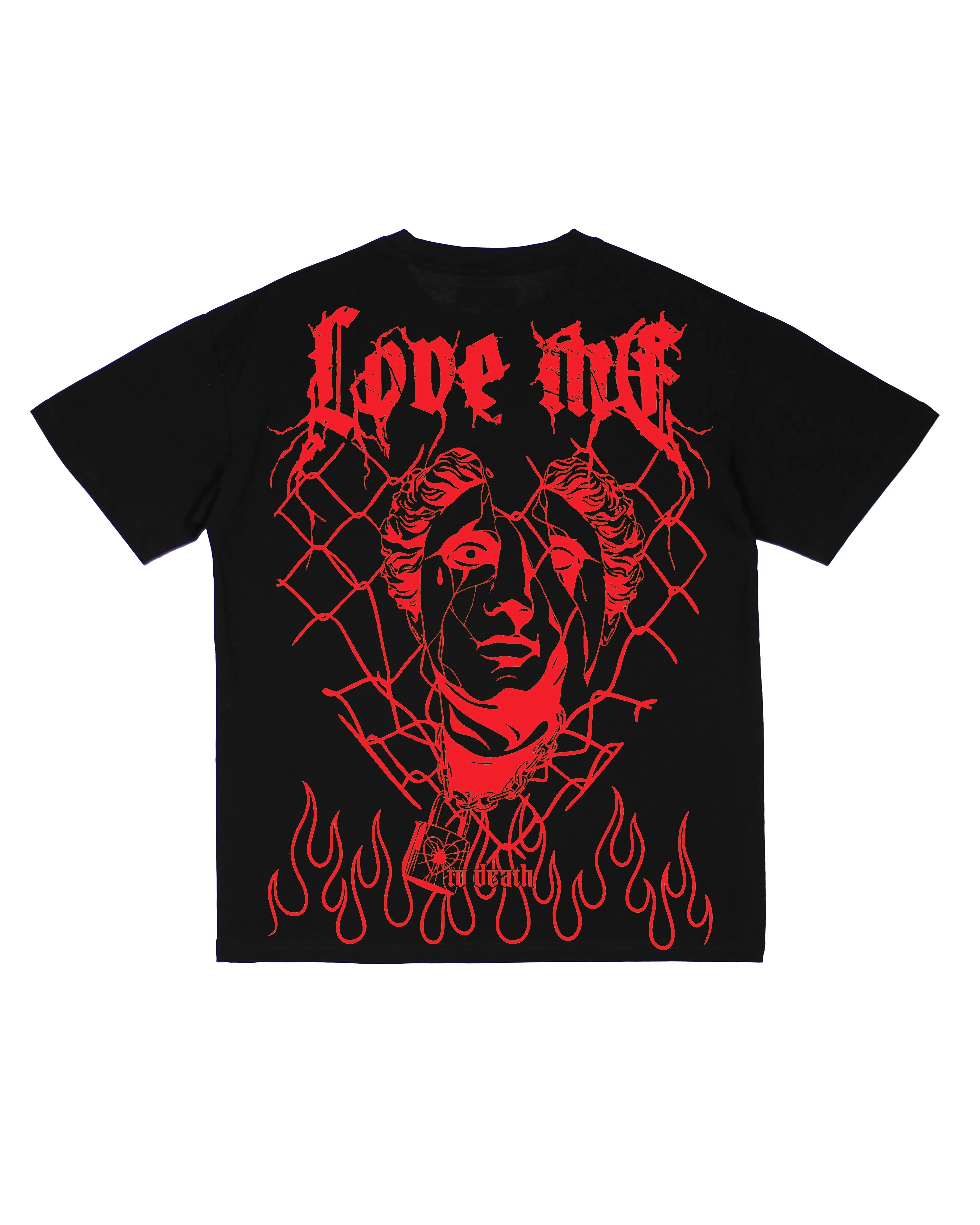 Trinity Kays Kulture Love Me To Death Graphic T Shirt in  Black and Red
