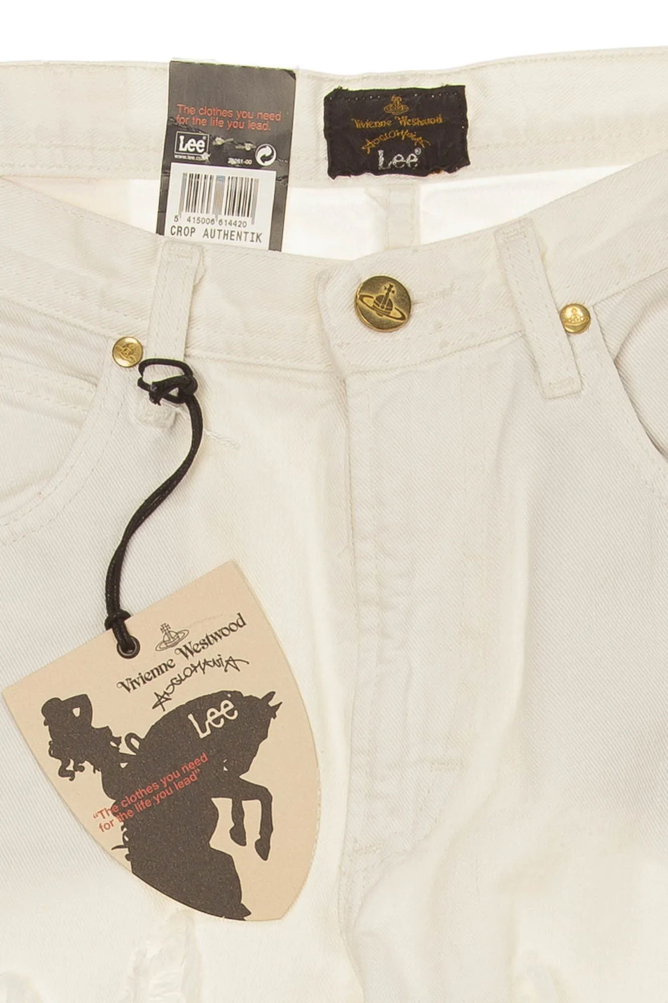 Vivienne Westwood - New With Tags White Ripped Jeans - US 28