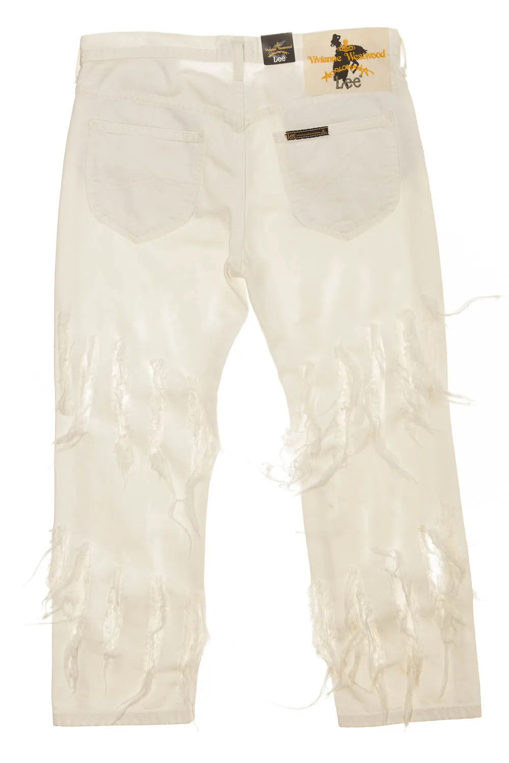 Vivienne Westwood - New With Tags White Ripped Jeans - US 28